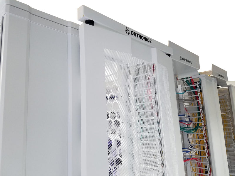 Ortronics Mighty Mo 20 Heavy-Duty Perforated Security Door, 8 ft, White