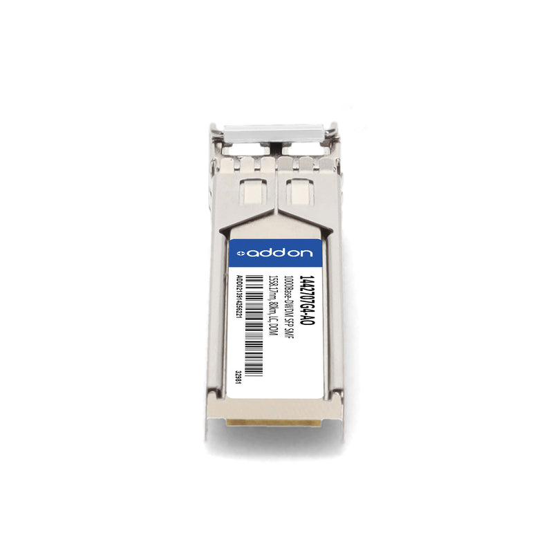 AddOn ADTRAN® 1442707G4 Compatible TAA 1000Base-DWDM 100GHz SFP Transceiver (SMF, 1558.17nm, 80km, LC, DOM, -40 to 85°C)