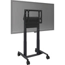 Regout 487A03 Tilt & Table Motorized Mobile Stand for Interactive Displays – Black
