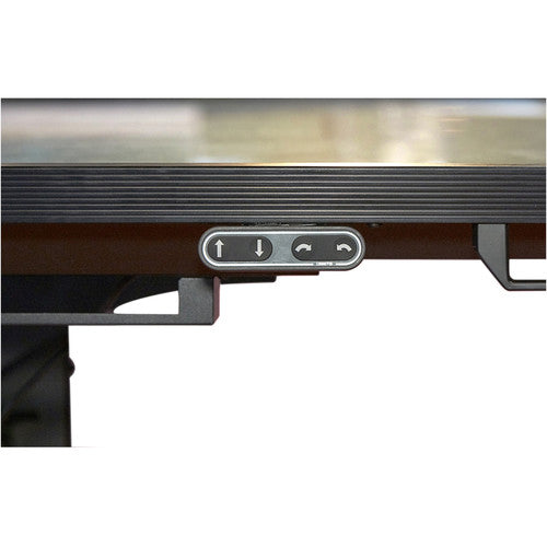 Regout 487A03 Tilt & Table Motorized Mobile Stand for Interactive Displays – Black