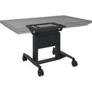 Regout 487A03 Tilt & Table Motorized Mobile Stand for Interactive Displays – Black