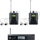 Shure PSM 300 Twin-Pack Pro Wireless In-Ear Monitor System (H20: 518–542 MHz) (P3TRA215TWP-H20)