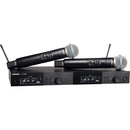 Shure SLXD24D/SM58 Dual-Channel Digital Wireless Handheld Microphone System H55 514 to 558 MHz (SLXD24D/SM58-H55)