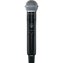 Shure SLX-D Dual-Channel Digital Wireless Handheld Microphone System with Beta 58A Capsules G58 470–514 MHz (SLXD24D/B58-G58)
