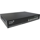 SmartAVI 4-Port DisplayPort KVM Switch with Multiview Preview Screen and USB 2.0 Audio Support (SM-QKVMDP-S)
