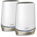 NETGEAR Orbi 960 Series Quad-Band WiFi 6E Mesh System AXE11000 with 10G WAN and 6,000 sq ft Coverage (RBKE962-100NAS)