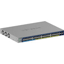 NETGEAR 52-Port Gigabit Smart Managed Switch with 4 SFP+ Uplinks, PoE++/PoE+, Cloud Management (GS752TXUP-300NAS)