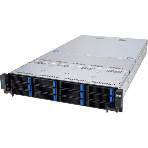 ASUS RS521A-E12-RS12U-20TW1G Rackmount Server (Barebone) – AMD EPYC 9005/9004, DDR5, PCIe 5.0, 12x 3.5" Bays, 2000W Redundant PSU