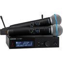 Shure SLX-D+ Dual-Channel Digital Wireless Handheld Microphone System with Beta 58A Capsules (SLXD24D+/B58-G57)