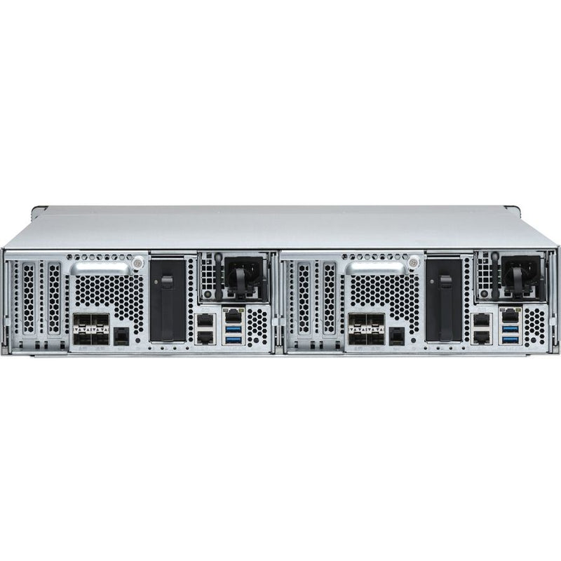 QNAP TL-R1200S-RP 12-Bay Rackmount JBOD Storage Enclosure with Redundant Power Supply – SATA 6Gb/s, Mini-SAS, 2U