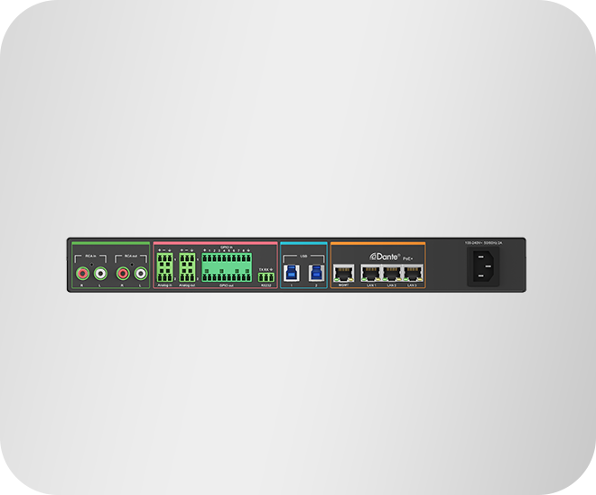 Yealink AP08 Dante Digital Signal Processor – 16x16 Channels with AI Optimization