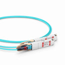 NVIDIA HPE InfiniBand HDR OSFP to 2xQSFP56 10m Splitter Active Optical Cable