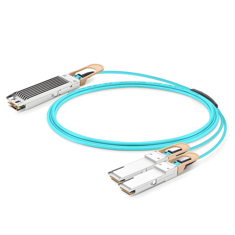 NVIDIA HPE InfiniBand HDR OSFP to 2xQSFP56 10m Splitter Active Optical Cable