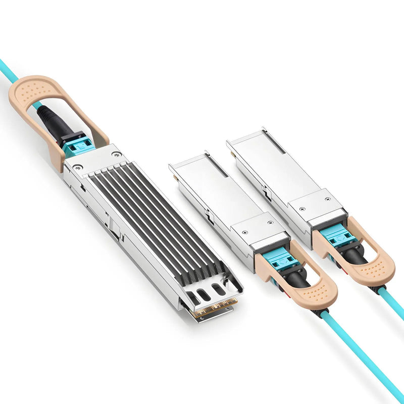 NVIDIA HPE InfiniBand HDR OSFP to 2xQSFP56 10m Splitter Active Optical Cable