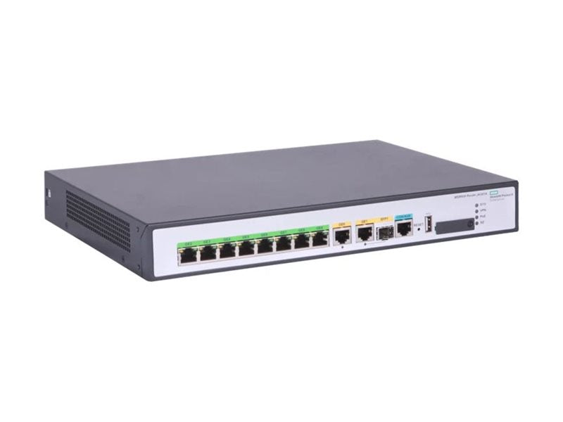 HPE FlexNetwork MSR958X 10GbE and Combo Router – 8-Port GbE Switch