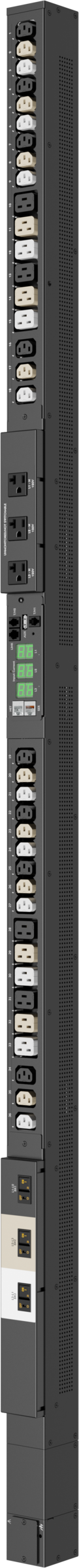 Server Technology PRO2 Smart PDU C2S36CE-YCMFAM66 – 36-Outlets, 30A, 208V, Network Monitored