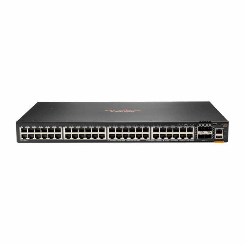 HPE Aruba Networking CX 6300F 48-Port 1GbE and 4-Port SFP56 Managed L3 Switch (JL667A