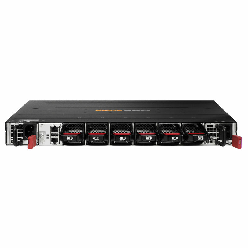 HPE Aruba Networking CX 9300S 32p 100G QSFP28 8p 400G QSFP-DD TAA Switch (Front-to-Back, 6x Fan, 2x AC Power)