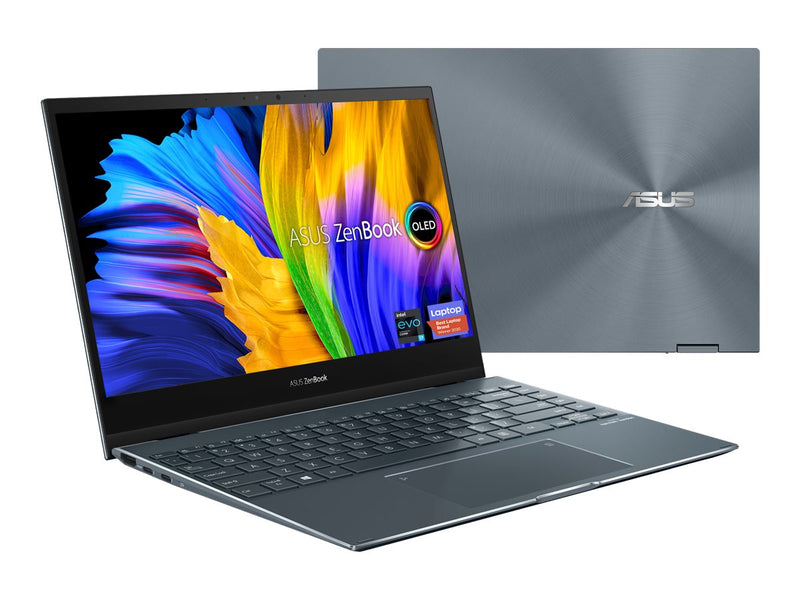 ASUS ZenBook Flip 13 OLED UX363EA-DH71T – 13.3" FHD Touch, Intel Core i7-1165G7, 16GB RAM, 512GB SSD, Windows 11 Home, Pine Gray