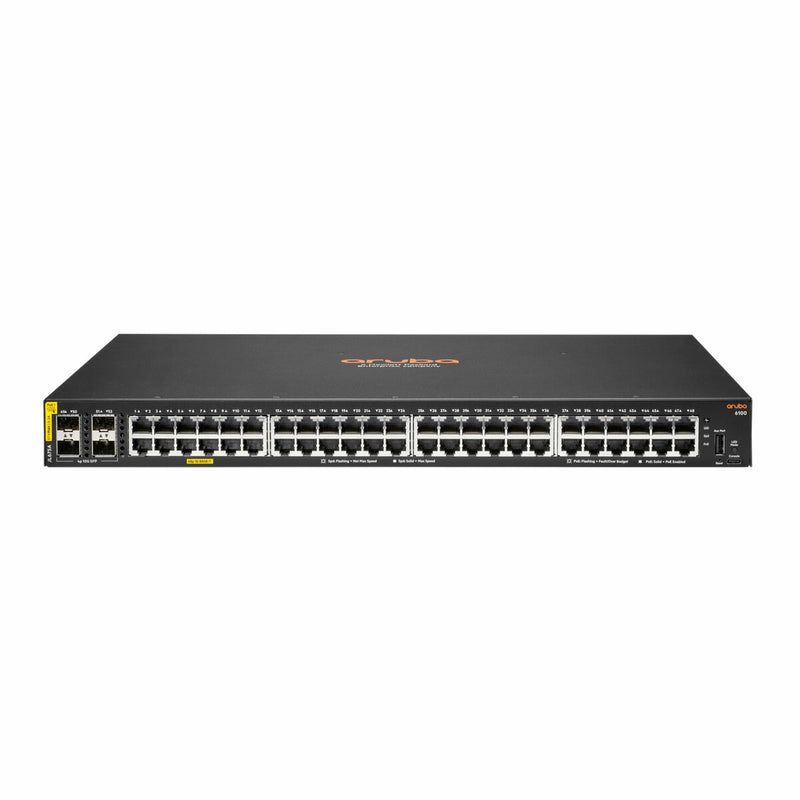 HPE Aruba Networking CX 6100 48G Class4 PoE+ 4SFP+ 370W Switch (JL675A