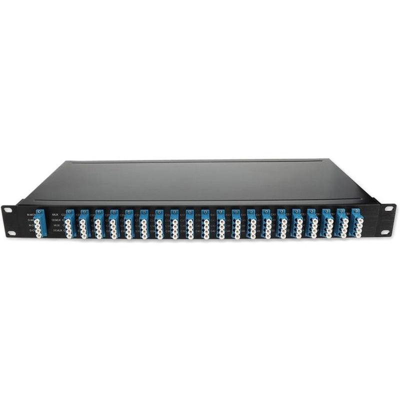 AddOn 40 Channel High Performance DWDM MUX/DEMUX (21–60), 1U Rack Mount, LC/UPC, Rugged with Monitor Port