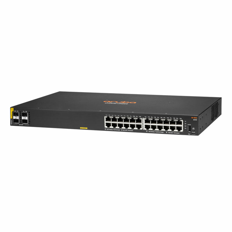 HPE Aruba Networking CX 6000 24G Class4 PoE 4SFP 370W Switch (R8N87A