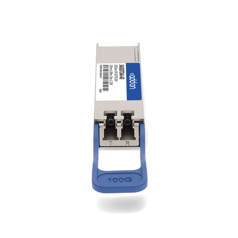 AddOn Alcatel-Lucent Nokia® 3AL82072AA Compatible TAA 100GBase-LR4 QSFP28 OTU4 Dual-Rate Transceiver (SMF, 1295–1309nm, 10km, LC, DOM)