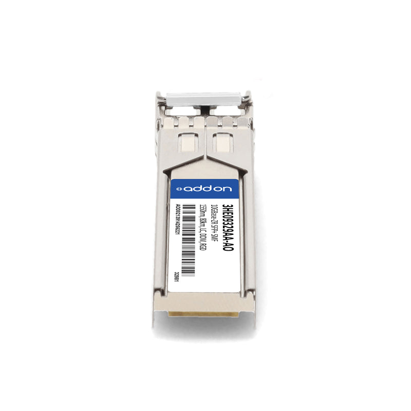AddOn Alcatel-Lucent Nokia® 3HE09329AA Compatible TAA 10GBase-ZR SFP+ Transceiver (SMF, 1550nm, 80km, LC, DOM, -40 to 85°C)