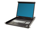 Raritan T1900-LED 19" LED-Backlit LCD Rack Console with Keyboard & Touchpad