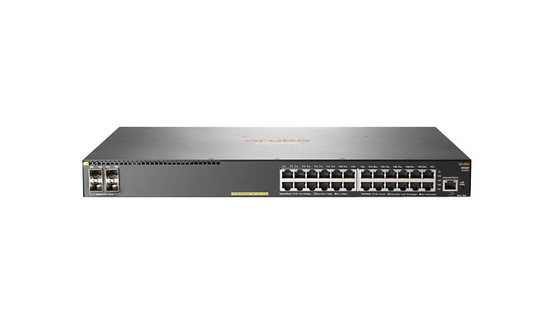 HPE Aruba 2930F 24G PoE+ 4SFP+ TAA Switch – 24 Ports – Managed – Rack-Mountable
