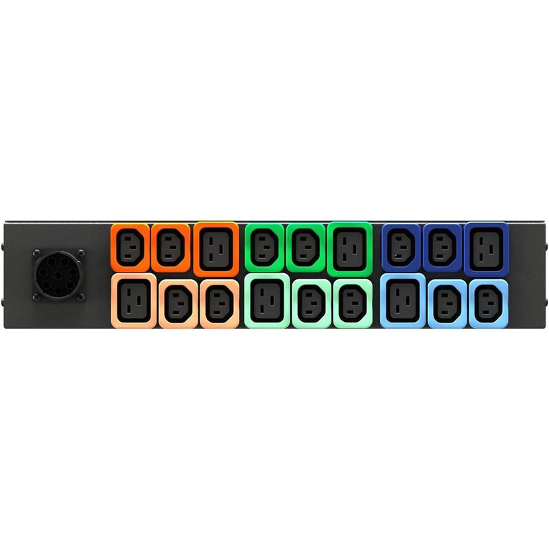 Vertiv Geist rPDU DU03E2R1-18PB67-2S02A9F00-S | 18-Outlets Monitored PDU | 2U Horizontal | Universal Input