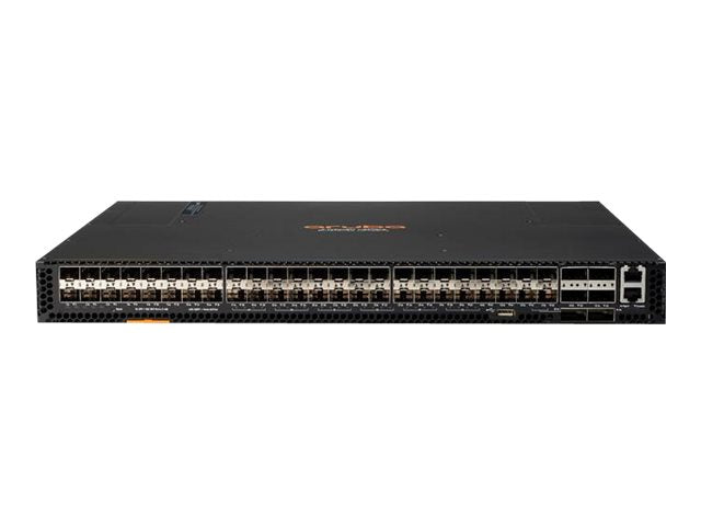 HPE Aruba 8320 48-Port 10GbE SFP+/10GBASE-T 6x40GbE QSFP+ Managed L3 Switch with Dual PSU and 5 Fans - Rackmount, TAA (JL581A