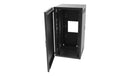 Legrand SWM26RUSD-26-26 26RU Swing-Out Wall-Mount Cabinet with Solid Door, Black, TAA