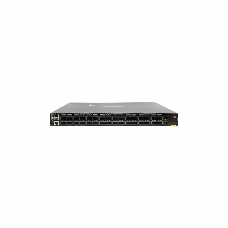 HPE Aruba Networking CX 9300S 32-Port 100G QSFP28 8-Port 400G QSFP-DD Switch (Back-to-Front Airflow, 6xFan, 2xAC) – S0F84A