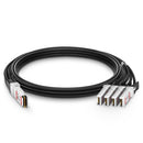 Lenovo 1m NVIDIA NDRx2 OSFP800 to 4x HDR100 QSFP56 Passive Copper Splitter Cable - 4X97A81846
