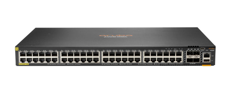 HPE Aruba Networking CX 6200F 48G Class 4 PoE+ 4SFP+ 370W TAA Compliant Switch (S0M89A)
