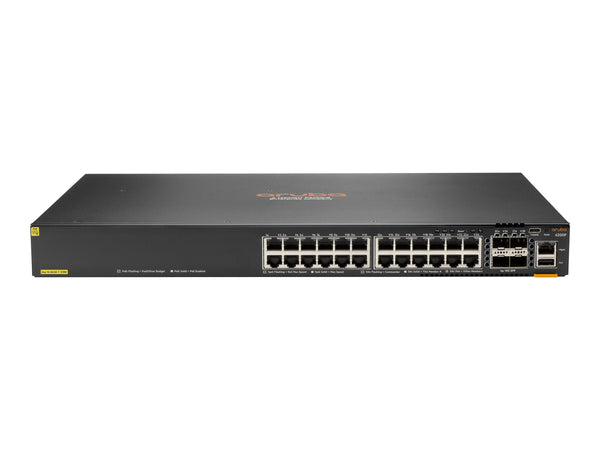 HPE Aruba Networking CX 6200F 24-Port PoE+ 4SFP 370W Managed Switch (S0G14A)