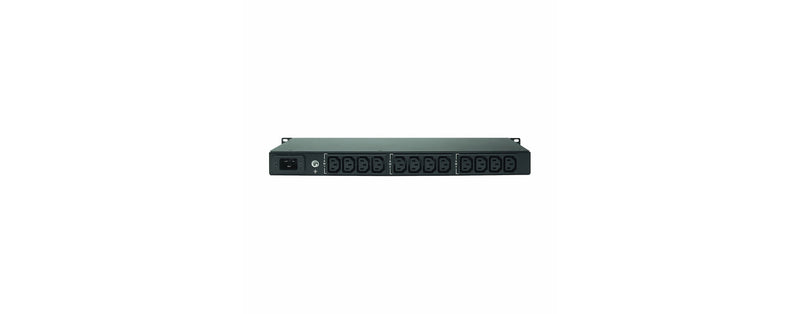 Eaton TPC2365-LT-R REPO Rack PDU, 1U, 3.84 kW, 100–240 V, 16 A, C20 Inlet, 12 C13 Outlets, Latching Remote