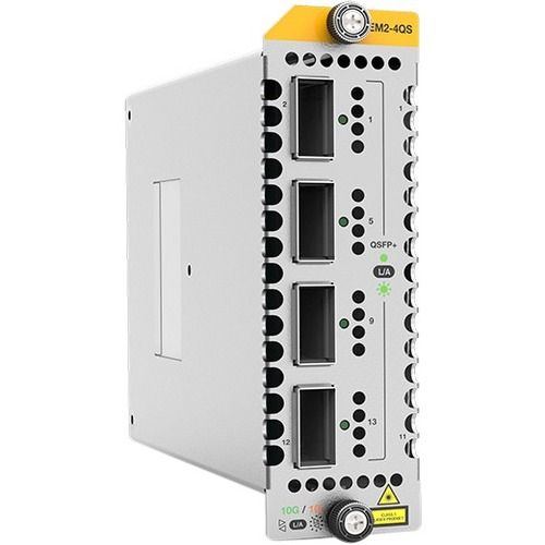 Allied Telesis AT-XEM2-4QS 4-Port 40G QSFP+ Expansion Module