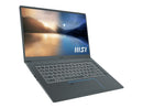 MSI Prestige 15 A11SCX-217 – Core i7-1185G7, 32GB RAM, 1TB NVMe SSD, 15.6" 4K UHD, GTX 1650, Win 10 Pro – Urban Silver