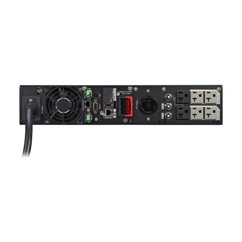 Eaton 5PX3000RTNG2 G2 UPS – 2U, 3000VA/3000W, L5-30P Input, (1) L5-30R & (6) 5-20R Outlets, 120V, Network Card Included