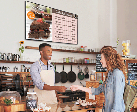 Sharp PNHB651 65" 4K UHD Commercial Display with Android SoC & 16-Hour Operation