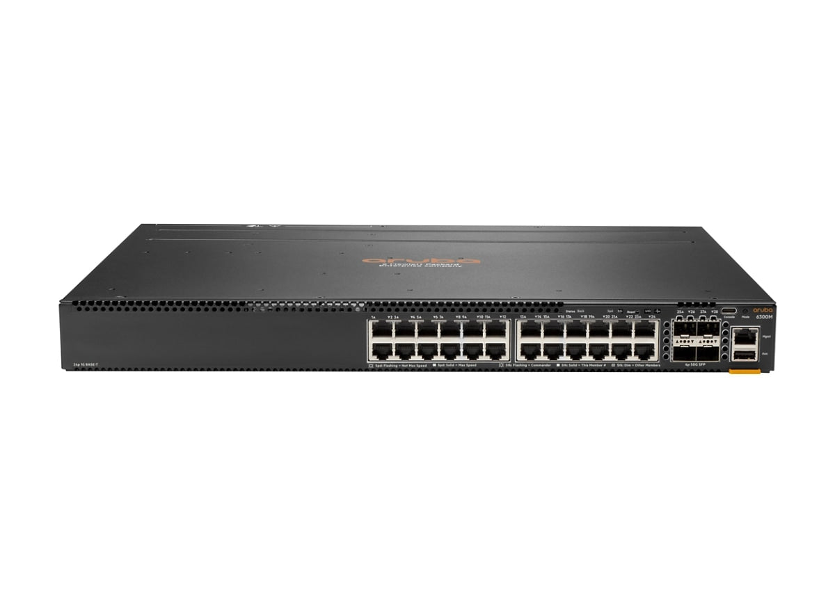 HPE Aruba 6300F 24-Port Managed L3 Switch 4x SFP56 | JL668A#ABA – Avendor