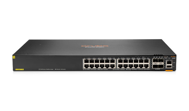 HPE Aruba 6200F 24G Class4 PoE+ 4SFP+ 370W Managed L3 Switch (JL725A