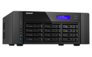 QNAP TS-H1290FX-7302P-256G-US 12-Bay U.2 NVMe/SATA All-Flash SAN/NAS Storage System – AMD EPYC™ 7302P, ZFS, 25GbE