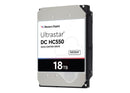 WD Ultrastar DC HC550 18TB Hard Drive - 3.5" Internal - SAS (12Gb/s SAS) - 7200RPM - 512e - 20-Pack