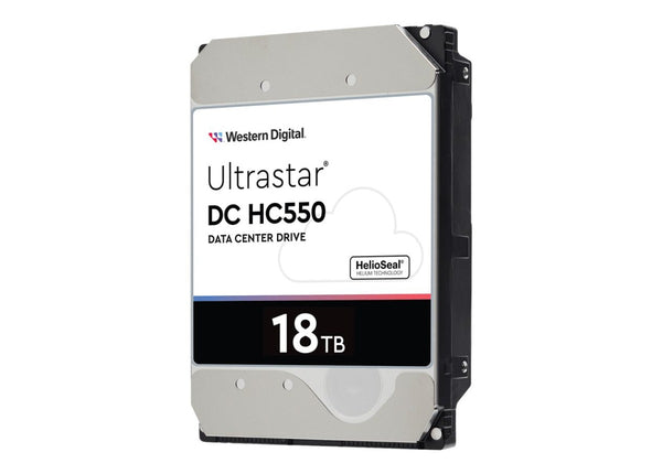 WD Ultrastar DC HC550 18TB 3.5" Internal Hard Drive - SAS 12Gb/s, 7200 RPM, 512e, 512MB Cache (20-Pack)