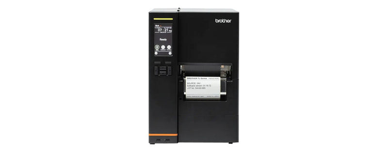 Brother Titan Industrial Printer TJ-4422TN – 4-inch, 203 dpi, 14 ips, Internal Rewinder, LAN/USB/Serial Connectivity
