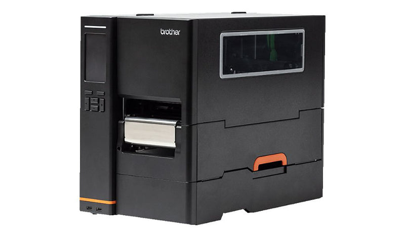 Brother Titan TJ-4522TN Industrial Label Printer – 4.5", 300 dpi, Direct Thermal/Thermal Transfer, Internal Rewinder, LAN/USB/Serial