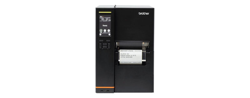 Brother Titan TJ-4522TN Industrial Label Printer – 4.5", 300 dpi, Direct Thermal/Thermal Transfer, Internal Rewinder, LAN/USB/Serial